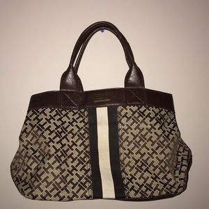 Tommy Hilfiger Striped Logo Purse Bag